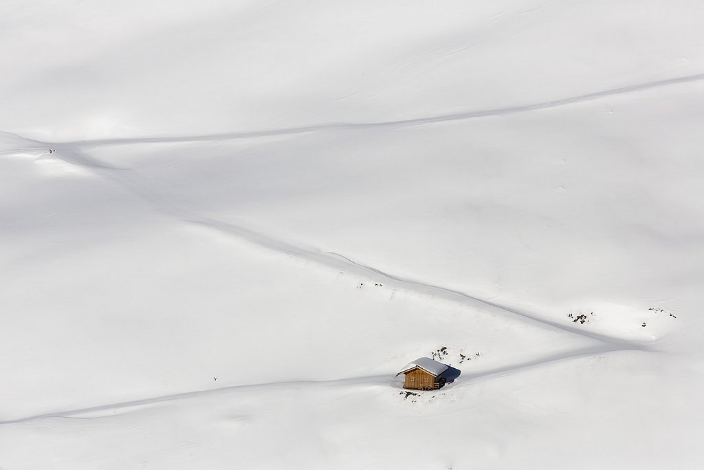 lost in snow